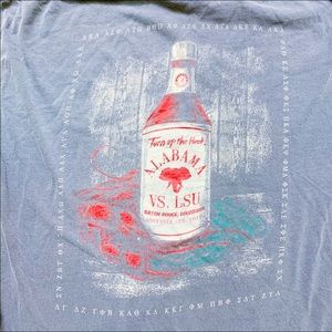 Greek UA vs LSU game day tee